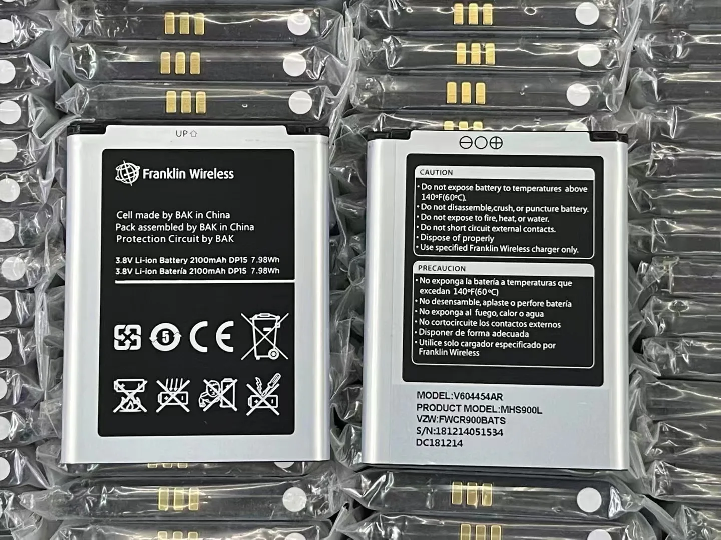 original Replacement Battery V604454AR 3.8V 2100mAh For Franklin Wireless MHS900L XHG-R300 WIFI router Batteria
original Replacement Battery V604454AR 3.8V 2100mAh For Franklin Wireless MHS900L XHG-R300 WIFI router Batteria