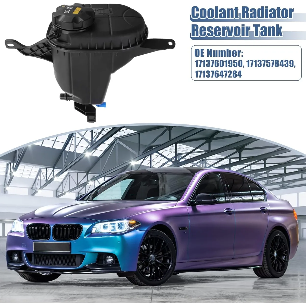 17137647284 17117639021 Coolant Expansion Tank for BMW F01 F02 F10 F11 528i 530i 730i 730Li
17137647284 17117639021 Coolant Expansion Tank for BMW F01 F02 F10 F11 528i 530i 730i 730Li