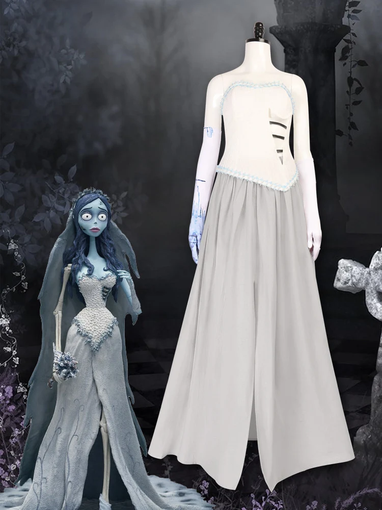 Zombie Bride Halloween Cosplay Skirt Wedding Dress Role-playing Victorian Style Ghostly Wedding Costume Women's Ethnic Wear
Zombie Bride Halloween Cosplay Skirt Wedding Dress Role-playing Victorian Style Ghostly Wedding Costume Women's Ethnic Wear