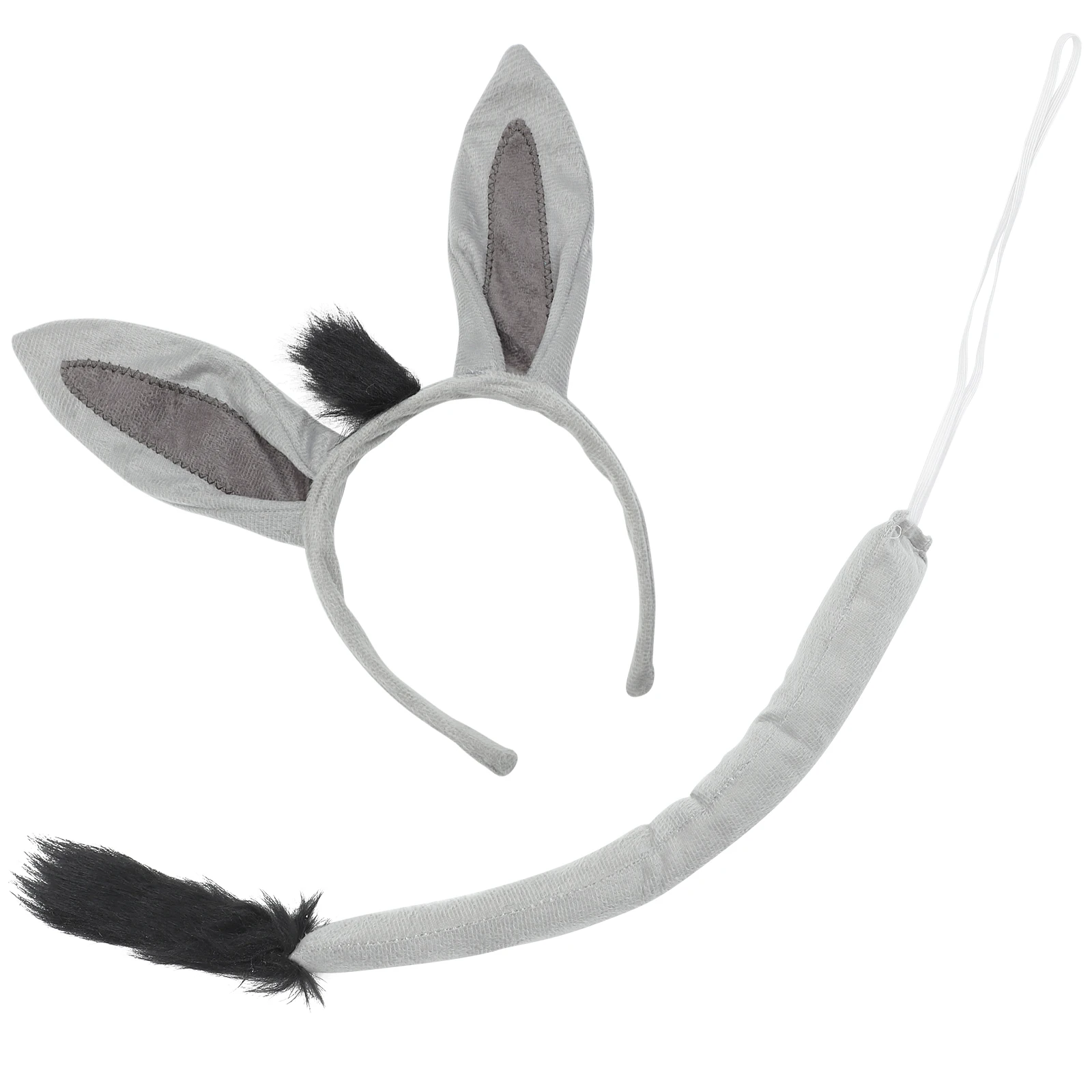 Donkey Headband Tail Set Animal Costume Props Party Accessories Gray Kids Dress Up Carnival Festival Ears Tails Decorations
Donkey Headband Tail Set Animal Costume Props Party Accessories Gray Kids Dress Up Carnival Festival Ears Tails Decorations