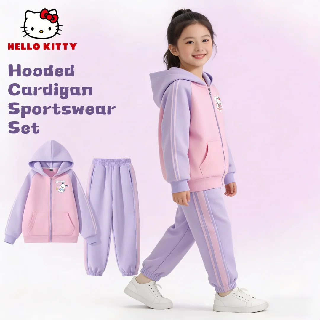 Детская весенне-осенняя куртка Hello Kitty, приятная для кожи, удобный повседневный спортивный костюм для детей, дышащий костюм с милым мультяшным рисунком
Детская весенне-осенняя куртка Hello Kitty, приятная для кожи, удобный повседневный спортивный костюм для детей, дышащий костюм с милым мультяшным рисунком