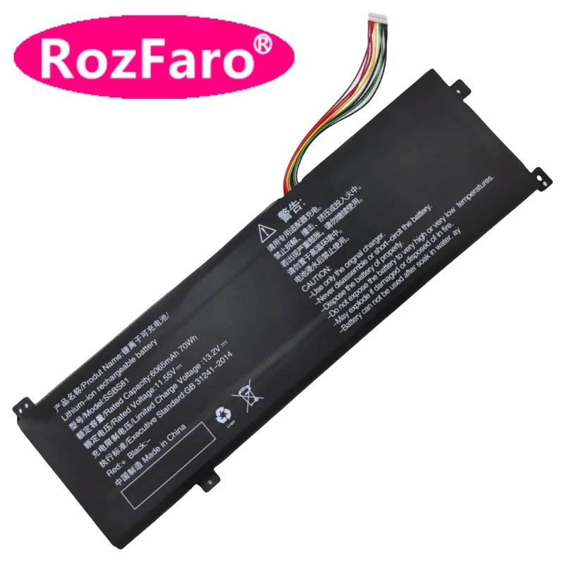SSBS81 Battery For Mechrevo Machcreator 16 F6-5BB6U F6RS-5BB6U 16HD-5BB6U 16HDS-7BB6U CODE VER2.1 10-7CC6U CODE01HDS-7CC6 7DC6
SSBS81 Battery For Mechrevo Machcreator 16 F6-5BB6U F6RS-5BB6U 16HD-5BB6U 16HDS-7BB6U CODE VER2.1 10-7CC6U CODE01HDS-7CC6 7DC6