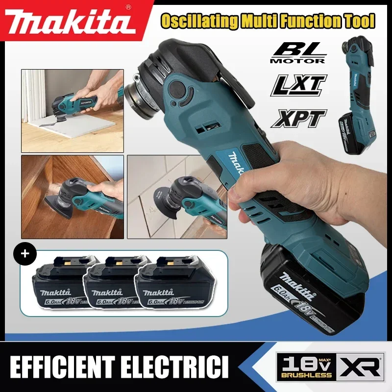 Makita Brushless Oscillating Multi Function Tool For 18V Electric Saw With Trimmer/Shovel/Cutting Woodworking Tool
Makita Brushless Oscillating Multi Function Tool For 18V Electric Saw With Trimmer/Shovel/Cutting Woodworking Tool