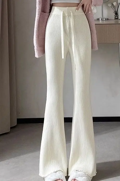 Длинные брюки-клеш с высокой талией, женские осенне-зимние повседневные однотонные брюки-клеш с эластичной резинкой на талии, длинные брюки, уличная одежда CQ39
Длинные брюки-клеш с высокой талией, женские осенне-зимние повседневные однотонные брюки-клеш с эластичной резинкой на талии, длинные брюки, уличная одежда CQ39