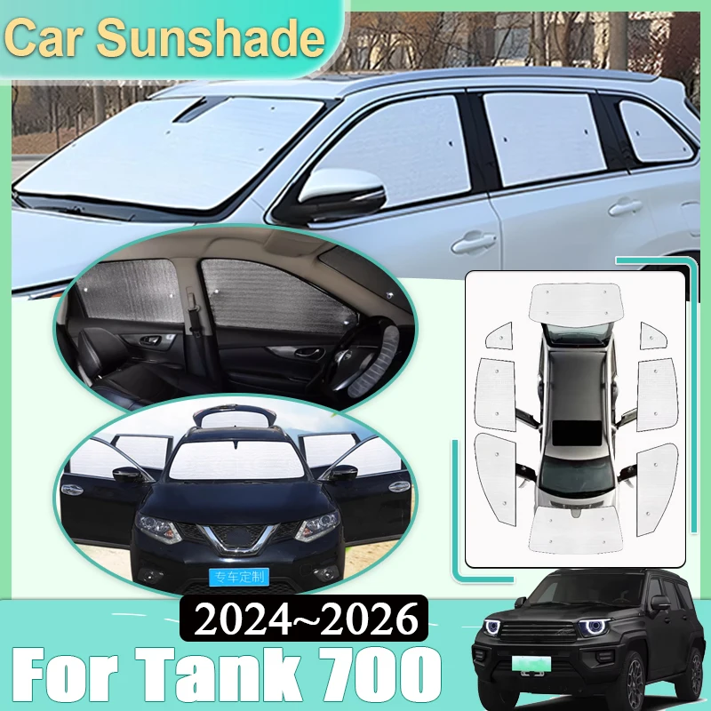 Car Side Window Sunshade For Tank 700 Hi4-t 2024 2025 2026 Car Windshield Anti-UV Sun Protection Shade Visor Parasol Accessories
Car Side Window Sunshade For Tank 700 Hi4-t 2024 2025 2026 Car Windshield Anti-UV Sun Protection Shade Visor Parasol Accessories