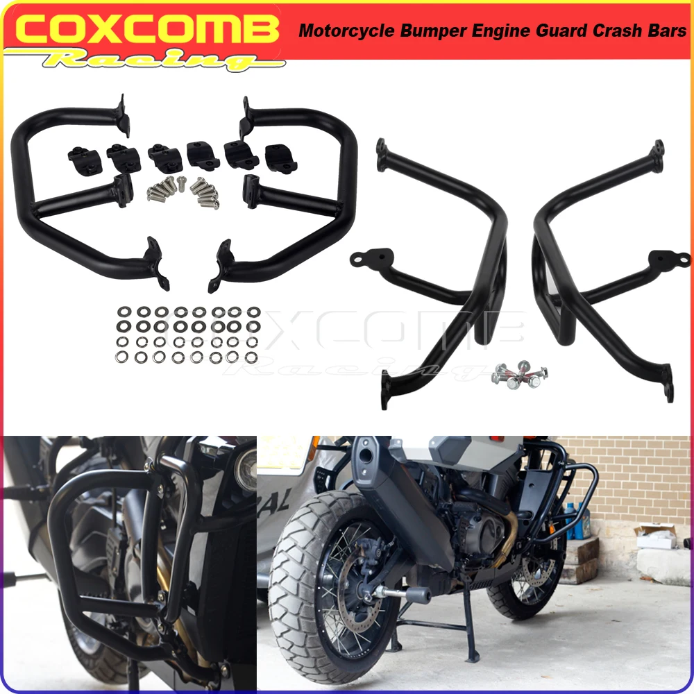 Черный бампер для мотоцикла Harley Pan America RA1250 RA1250S 2021-поздних моделей
Черный бампер для мотоцикла Harley Pan America RA1250 RA1250S 2021-поздних моделей