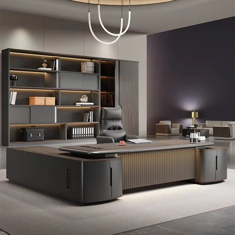 Executive Desk, Office Furniture, President's Desk, Luxury Customizable Boss, Modern Style
Executive Desk, Office Furniture, President's Desk, Luxury Customizable Boss, Modern Style