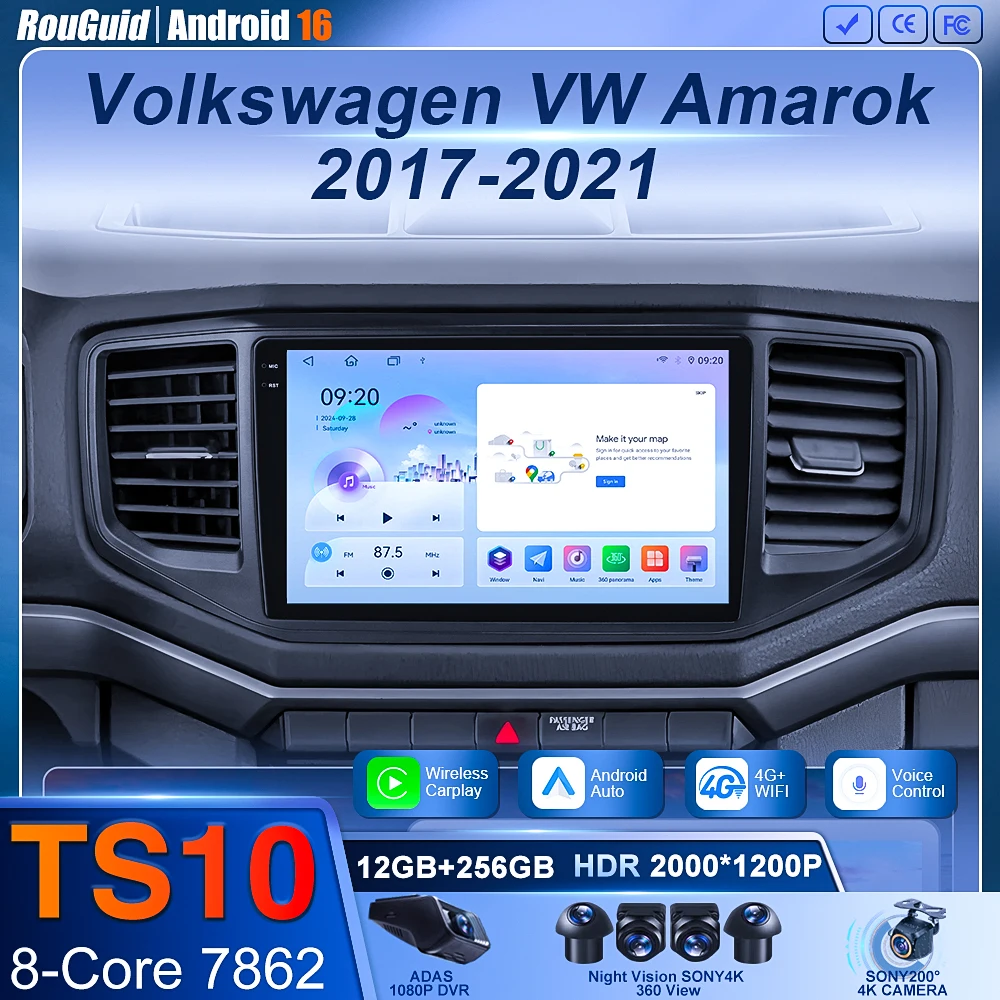Android 16 video Playe For Volkswagen VW Amarok 1 2016 - 2020 Multimedia Head Unit Car GPS Auto Radio Navigation DVD BT
Android 16 video Playe For Volkswagen VW Amarok 1 2016 - 2020 Multimedia Head Unit Car GPS Auto Radio Navigation DVD BT