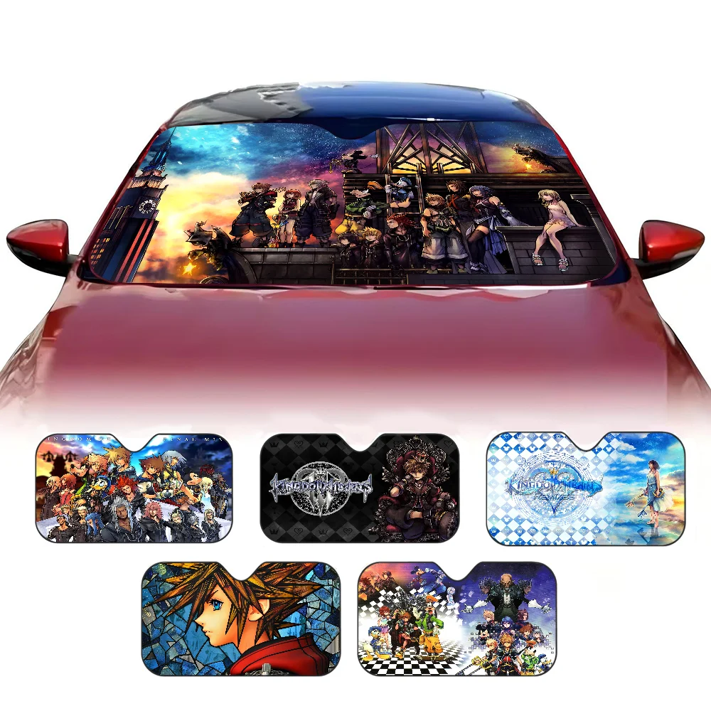 Kingdom Hearts Windshield Sun Shade for Sedans,51.2" x 27.5"Upgraded Car Sunshade for Front Windshield Visor Protector
Kingdom Hearts Windshield Sun Shade for Sedans,51.2" x 27.5"Upgraded Car Sunshade for Front Windshield Visor Protector