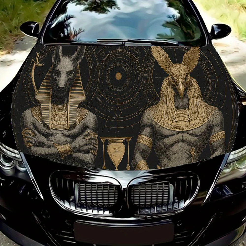 Ancient Egyptian Deities Print PVC Car Vinyl Wraps, Self-Adhesive Waterproof Car Hood Decal Sticker, Car Decoration Protection S
Ancient Egyptian Deities Print PVC Car Vinyl Wraps, Self-Adhesive Waterproof Car Hood Decal Sticker, Car Decoration Protection S