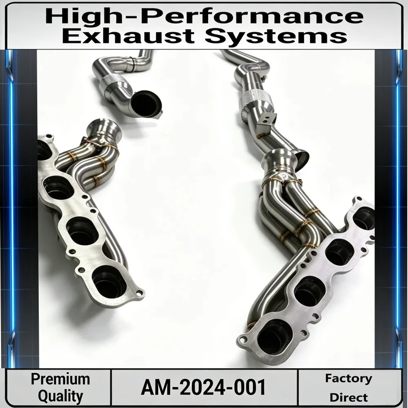 T304 Stainless Steel Racing Exhaust Manifold for Mercedes W204 C63 AMG M156 6.2L V8 Right Hand Drive 2008-2014
T304 Stainless Steel Racing Exhaust Manifold for Mercedes W204 C63 AMG M156 6.2L V8 Right Hand Drive 2008-2014