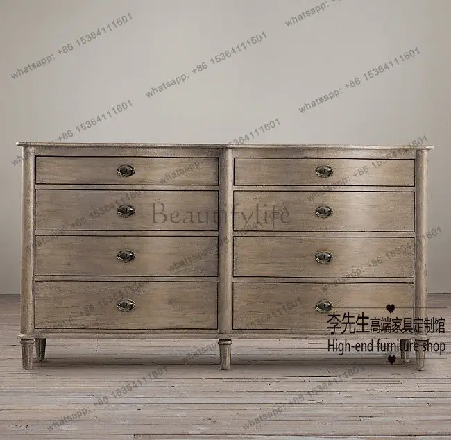 American rural solid wood old bucket cabinet classical bedroom dressing cabinet
American rural solid wood old bucket cabinet classical bedroom dressing cabinet