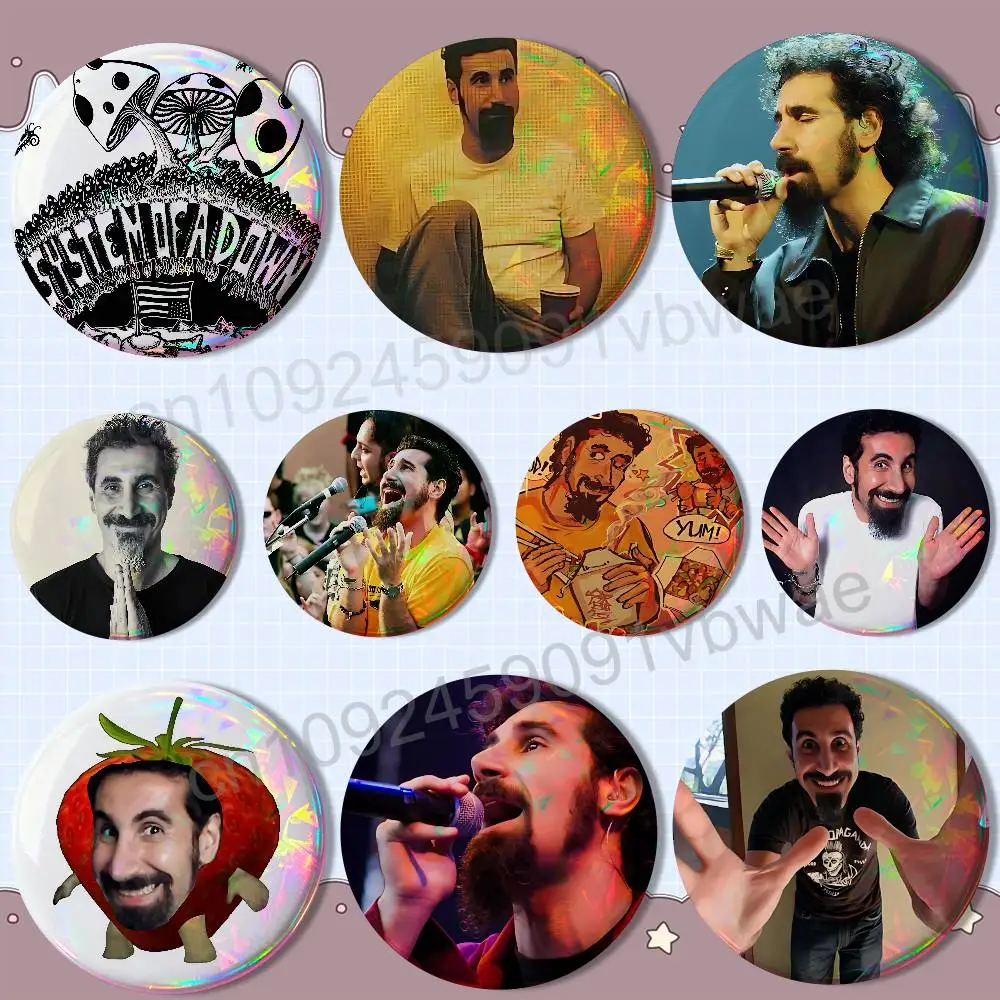 Toxicity Chop Suey SOAD Badge on Backpack Clothes decoration Tinplate Round Brooch Funny Custom Gifts for Friend
Toxicity Chop Suey SOAD Badge on Backpack Clothes decoration Tinplate Round Brooch Funny Custom Gifts for Friend