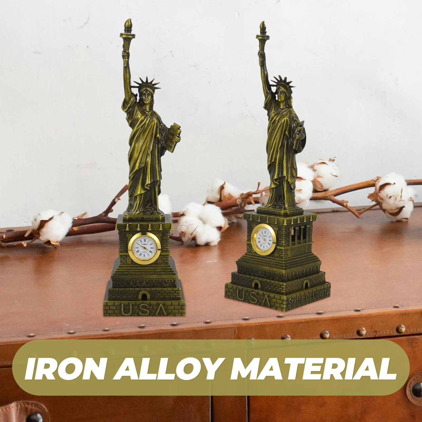 Alloy Metal Craft Statue Of Liberty Desktop Ornament Home Decor Indoor Decoration Tabletop Statue Landscape Adornment
Alloy Metal Craft Statue Of Liberty Desktop Ornament Home Decor Indoor Decoration Tabletop Statue Landscape Adornment