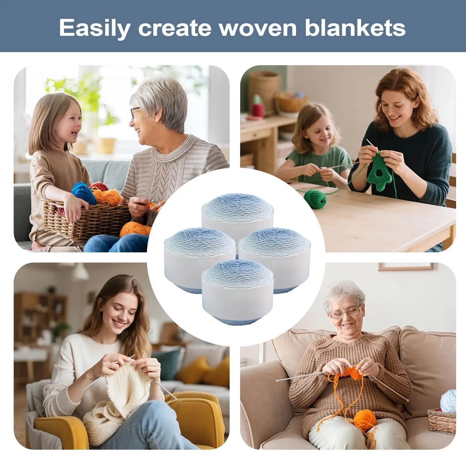 Yarn For Crocheting 4 Pieces Gradient Cord Soft Yarn For Hobbyists Quilting Projects Embroidery Work Fabric Repair Scarf Making
Yarn For Crocheting 4 Pieces Gradient Cord Soft Yarn For Hobbyists Quilting Projects Embroidery Work Fabric Repair Scarf Making