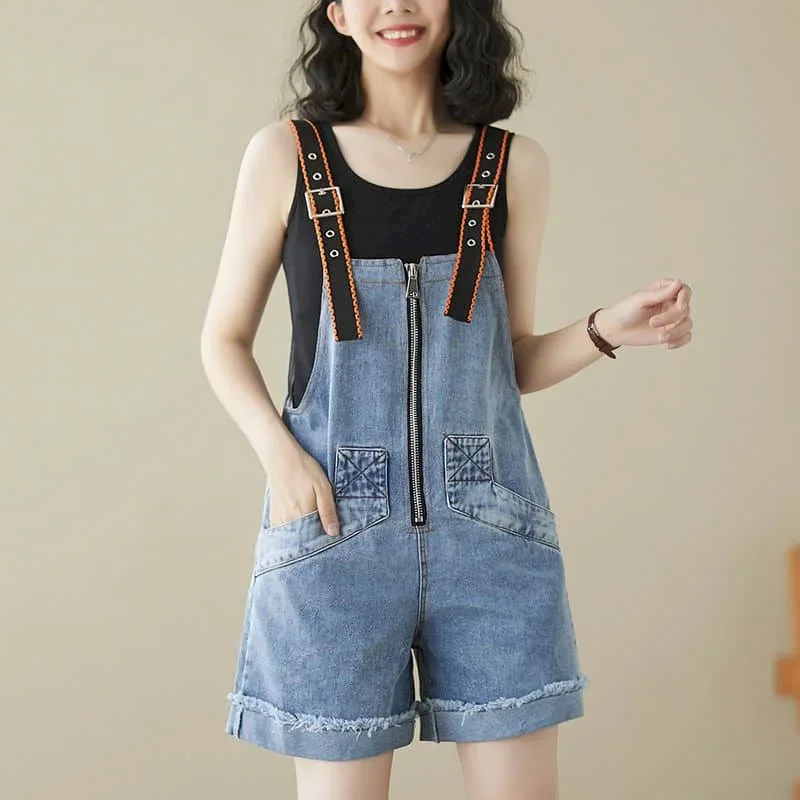 Джинсовые комбинезоны, корейские модные комбинезоны, цельная одежда, женская одежда, синие шорты большого размера, широкие брюки на молнии
Джинсовые комбинезоны, корейские модные комбинезоны, цельная одежда, женская одежда, синие шорты большого размера, широкие брюки на молнии