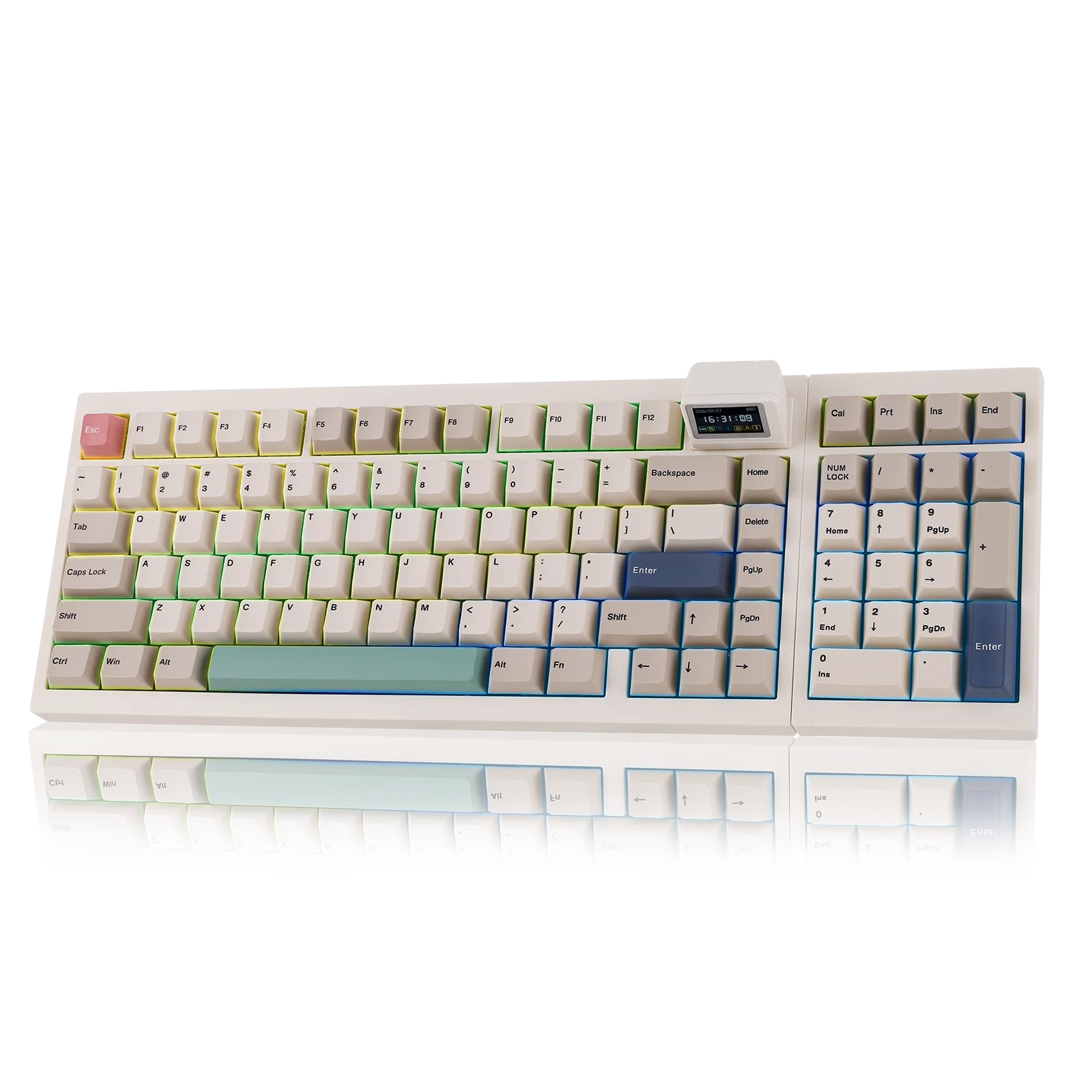 EPOMAKER RT98 98% ANSI US Layout Tri-mode Wireless Modular Retro Mechanical Gaming Keyboard with Detachable Mini TV for Win/Mac
EPOMAKER RT98 98% ANSI US Layout Tri-mode Wireless Modular Retro Mechanical Gaming Keyboard with Detachable Mini TV for Win/Mac