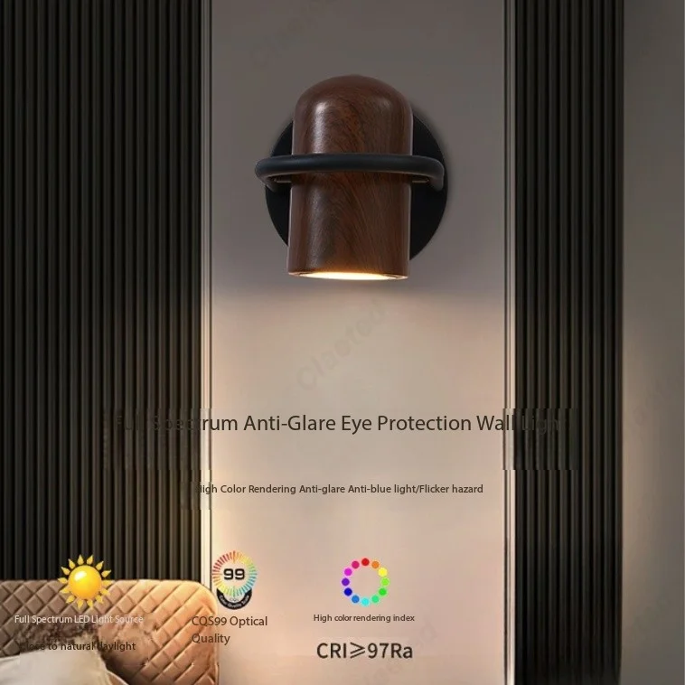 Простой светодиодный настенный светильник с полным спектром для защиты глаз в европейском стиле, прикроватная лампа для спальни, светильники для освещения коридора гостиной
Простой светодиодный настенный светильник с полным спектром для защиты глаз в европейском стиле, прикроватная лампа для спальни, светильники для освещения коридора гостиной