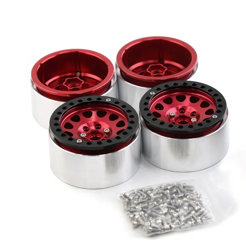 Practical 4Pcs 2.2inch Beadlock Wheel Rim Wheel Hub for 1/10 RC Crawler Car Axial SCX10 Wraith Capra RR10 RBX10 Traxxas TRX4, 5
Practical 4Pcs 2.2inch Beadlock Wheel Rim Wheel Hub for 1/10 RC Crawler Car Axial SCX10 Wraith Capra RR10 RBX10 Traxxas TRX4, 5