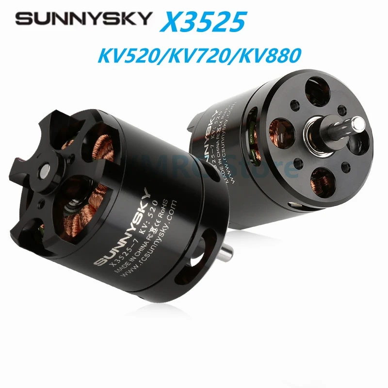 SunnySky X3525 KV520/KV720/KV880 Brushless Motors for RC Drone 50E Fixed Wing 52-56inch 3D Airplanes Helicopter
SunnySky X3525 KV520/KV720/KV880 Brushless Motors for RC Drone 50E Fixed Wing 52-56inch 3D Airplanes Helicopter