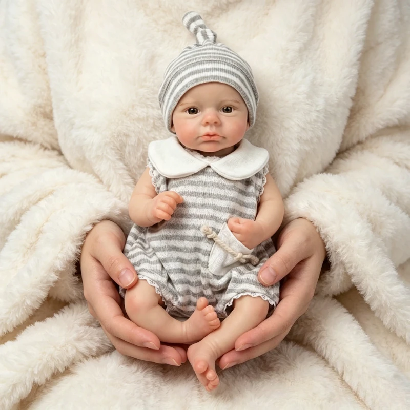 12inch 30cm Full Silicone Body Reborn Baby Doll Loulou Small Handy Baby Real Picture Doll
12inch 30cm Full Silicone Body Reborn Baby Doll Loulou Small Handy Baby Real Picture Doll