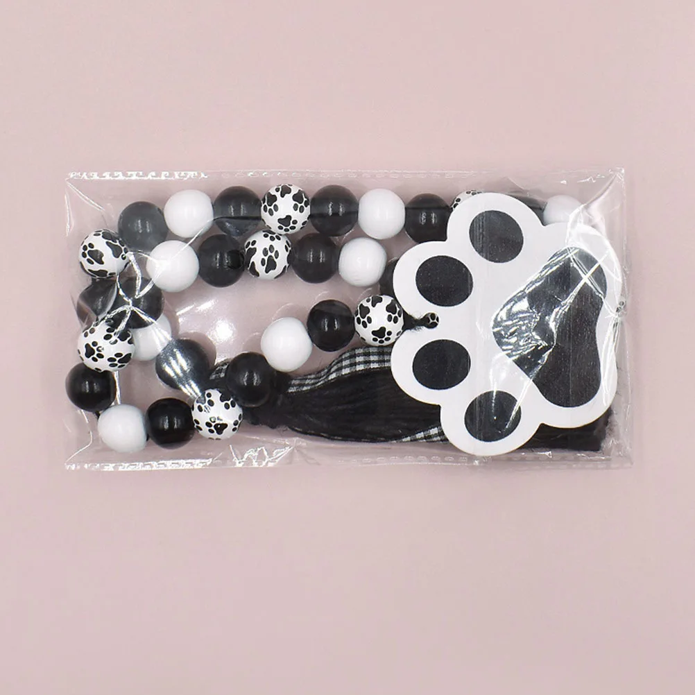 Wooden Beads Dog Paw Hanging Pendant Decorative Beaded Garland Rustic Home Wall Decor Tassel Ornament Dog Paw Wood Beads Garland
Wooden Beads Dog Paw Hanging Pendant Decorative Beaded Garland Rustic Home Wall Decor Tassel Ornament Dog Paw Wood Beads Garland