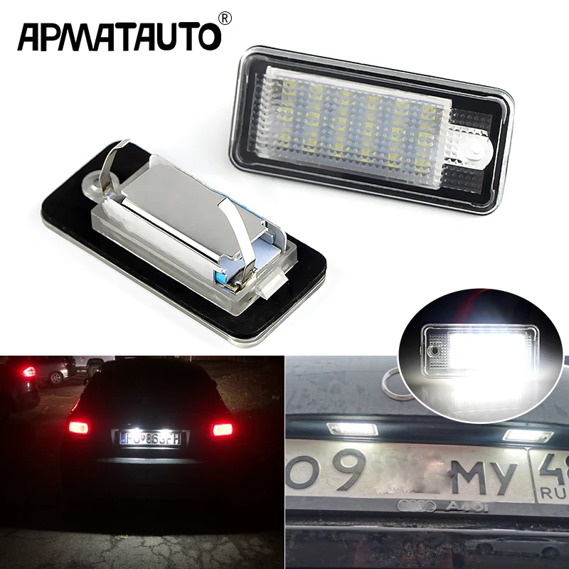 Светодиодные лампы для номерного знака для Audi RS4 Quattro/кабриолета 2006-2008,RS6 Plus/Avant 2008-2009,Q7 07-2012, 2 шт.
Светодиодные лампы для номерного знака для Audi RS4 Quattro/кабриолета 2006-2008,RS6 Plus/Avant 2008-2009,Q7 07-2012, 2 шт.