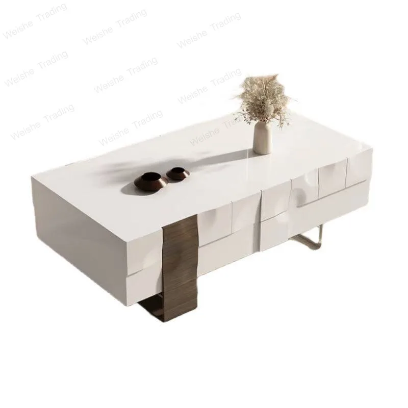 Coffee square living room table creative personality piano paint coffee table corner edge
Coffee square living room table creative personality piano paint coffee table corner edge