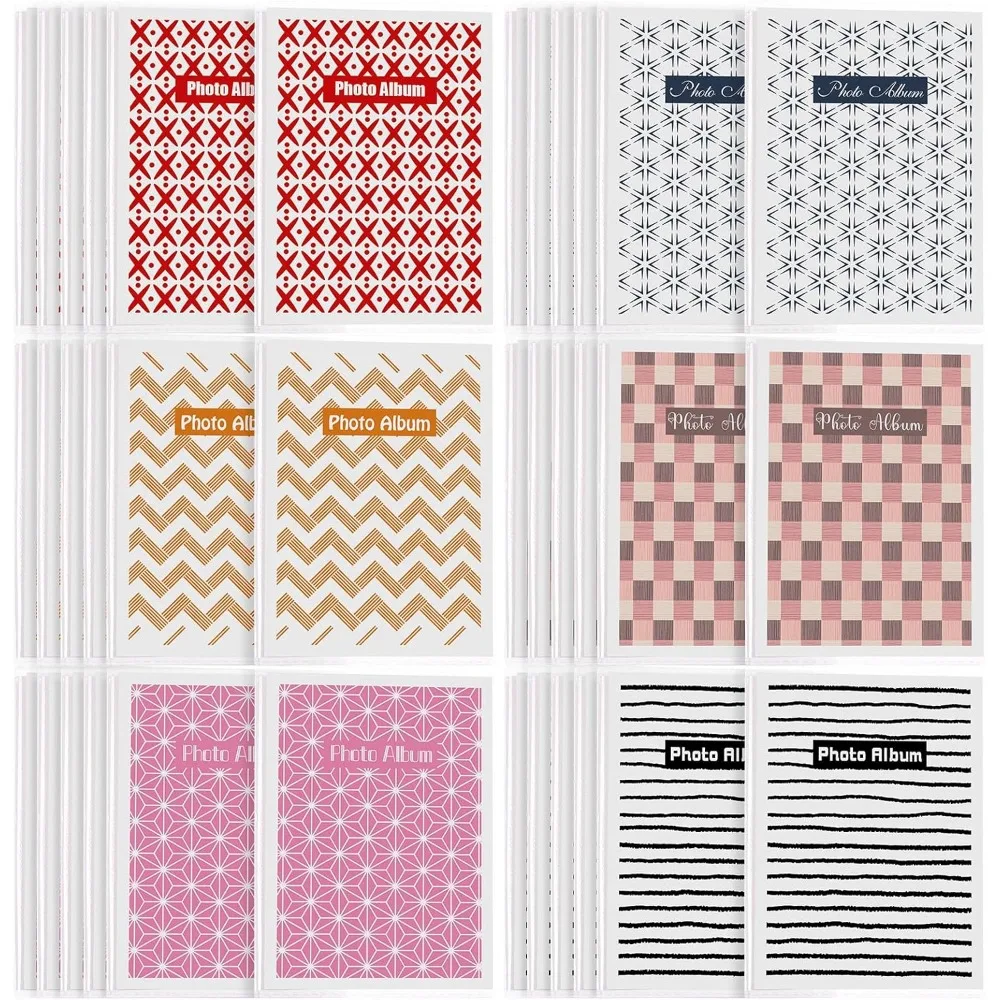 36 Mini 4x6 Photo Albums Geometric Style 72 Pockets Family Wedding Travel Memory Storage
36 Mini 4x6 Photo Albums Geometric Style 72 Pockets Family Wedding Travel Memory Storage
