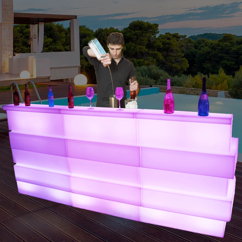 Водонепроницаемый коммерческий светодиодный уличный высокий барный стол, светящийся банкетный стол для приема для гостиничного клуба, съемный пластик
Водонепроницаемый коммерческий светодиодный уличный высокий барный стол, светящийся банкетный стол для приема для гостиничного клуба, съемный пластик