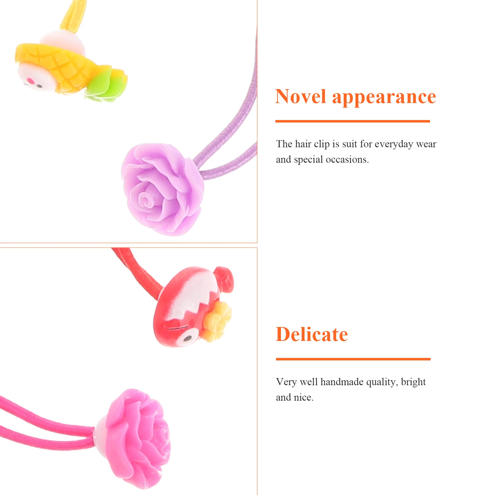 24 pcs Lovely Cartoon Bands For Bright Colorful Elastic Hair Ties Perfect Party Christmas Accessories Sturdy
24 pcs Lovely Cartoon Bands For Bright Colorful Elastic Hair Ties Perfect Party Christmas Accessories Sturdy