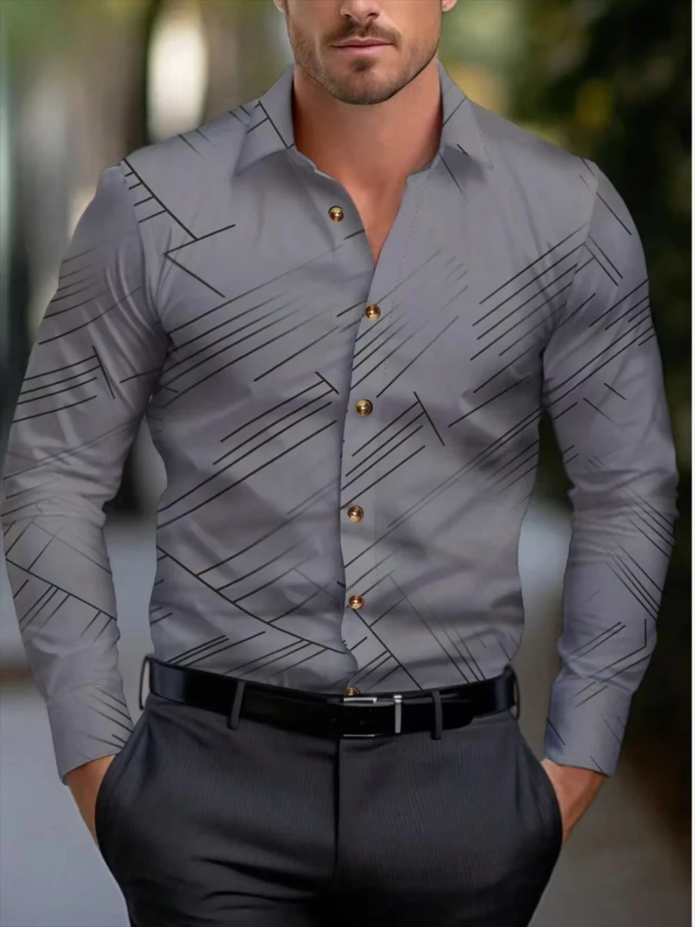 2025 Business Men's Formal New Shirt Round Neck Shirt Long Sleeve Striped Collar Spring, Autumn, Winter, Summer Casual Shirt, La
2025 Business Men's Formal New Shirt Round Neck Shirt Long Sleeve Striped Collar Spring, Autumn, Winter, Summer Casual Shirt, La