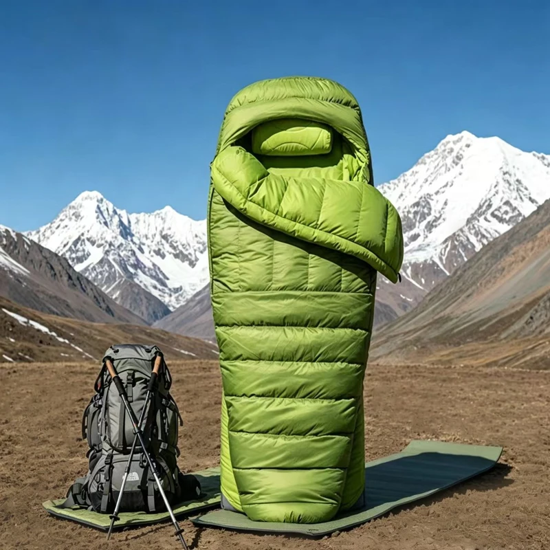 Outdoor Camping Mummy Down Sleeping Bag Duck Down Stuffed Ultralight Compact Winter Warm Sleeping Bag
Outdoor Camping Mummy Down Sleeping Bag Duck Down Stuffed Ultralight Compact Winter Warm Sleeping Bag