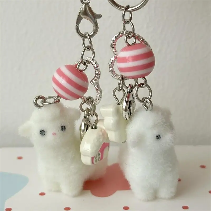 Kawaii Flocking Alpaca Keychain Pendant Lanyard Phone Chain Lovely Animal Backpack Charm Girl Bag Hang Ornaments Couple Gift
Kawaii Flocking Alpaca Keychain Pendant Lanyard Phone Chain Lovely Animal Backpack Charm Girl Bag Hang Ornaments Couple Gift