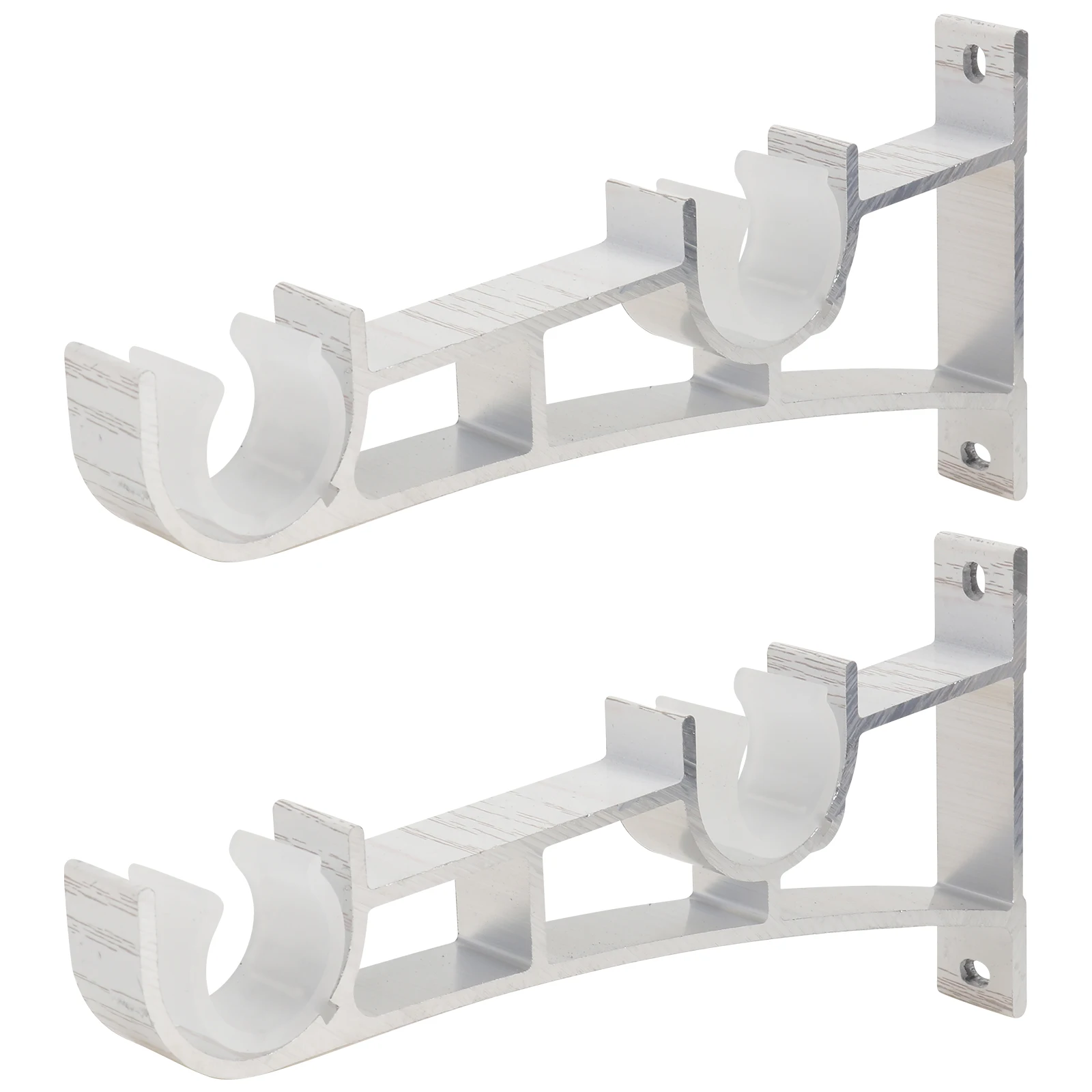2 PCS Aluminum Alloy Curtain Bracket Double Rod Wall Mount Heavy Duty Support 28 30 mm Rails Easy Installation Stable Foundation
2 PCS Aluminum Alloy Curtain Bracket Double Rod Wall Mount Heavy Duty Support 28 30 mm Rails Easy Installation Stable Foundation