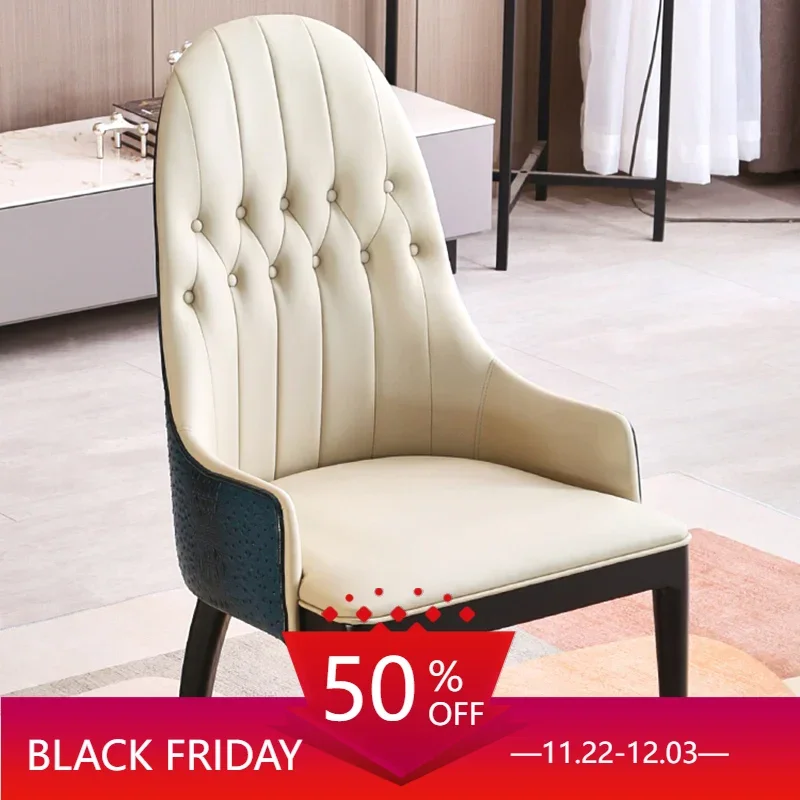 Wood Dining Room Chair Luxury Wood Artificial Leather Modern Dining Chairs Living Room Chaises Salle Manger Home Furniture
Wood Dining Room Chair Luxury Wood Artificial Leather Modern Dining Chairs Living Room Chaises Salle Manger Home Furniture