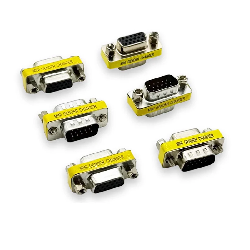 100pcs VGA Converter 15-Pin DB15P Adapter Male to Male Male to Female Female to Female RS232 3-Row Connector
100pcs VGA Converter 15-Pin DB15P Adapter Male to Male Male to Female Female to Female RS232 3-Row Connector