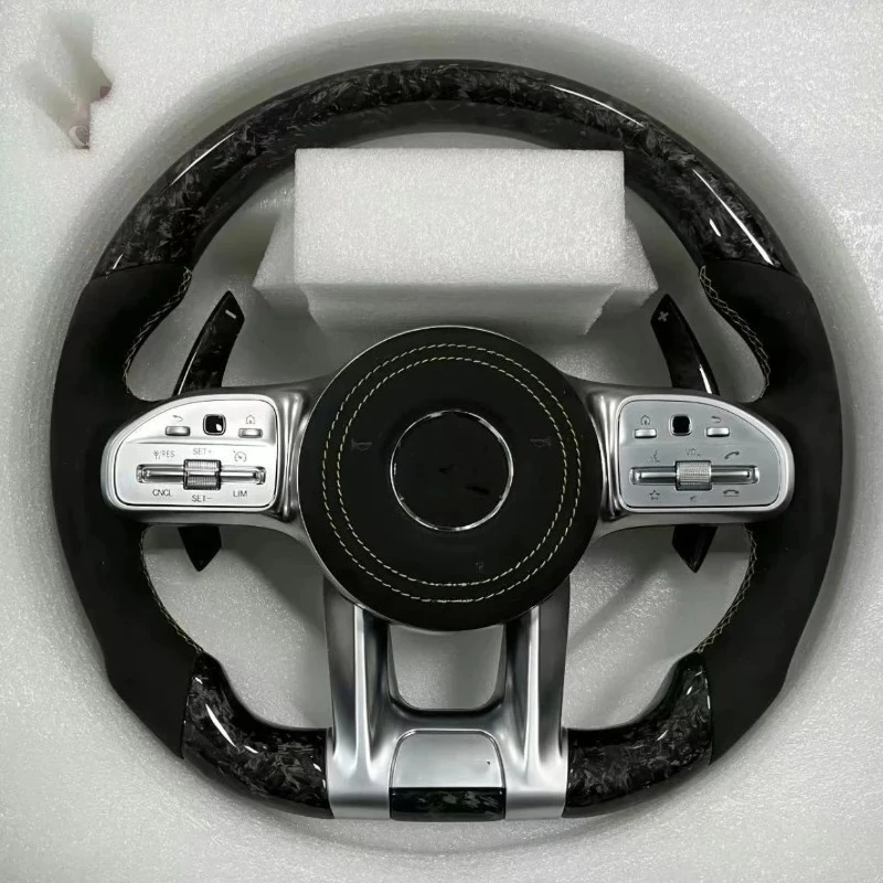 Применимо рулевое колесо из углеродного волокна на заказ для Mercedes Benz AMG GT G C S Class W211 W222 S63 C300 CLA GLE GLC Рулевое управление
Применимо рулевое колесо из углеродного волокна на заказ для Mercedes Benz AMG GT G C S Class W211 W222 S63 C300 CLA GLE GLC Рулевое управление