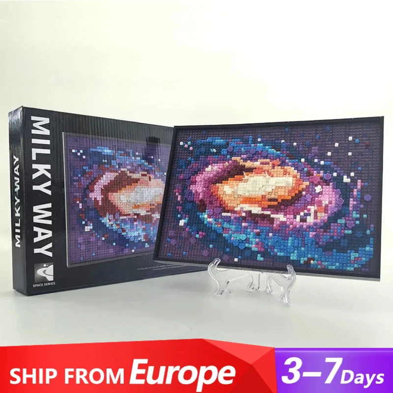 Creative Expert MOC The Milky Way Galaxy Starry Sky Building Blocks 3D Famous Nebula Art Photo Frame Home Decoration Adult Gift
Creative Expert MOC The Milky Way Galaxy Starry Sky Building Blocks 3D Famous Nebula Art Photo Frame Home Decoration Adult Gift