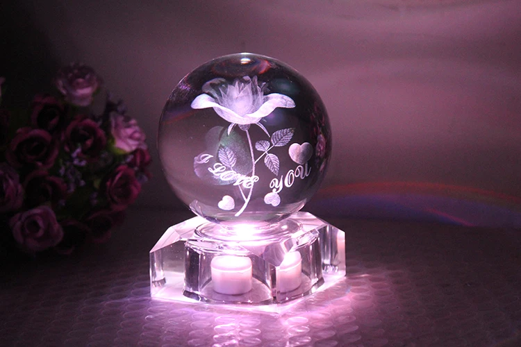 8CM -' Rose Figurine romantic 3D Crystal ball statue-- best Birthday festival gift
8CM -' Rose Figurine romantic 3D Crystal ball statue-- best Birthday festival gift