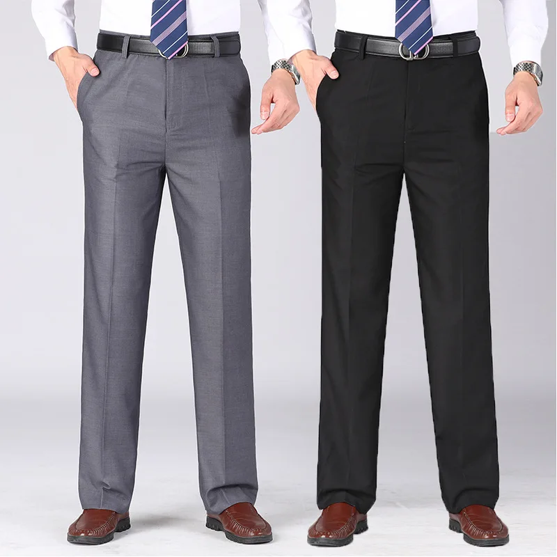 Spring and Summer Casual Trousers Men's Work Pants Loose Straight Business Men's Casual Trousers Men Business Men Business
Spring and Summer Casual Trousers Men's Work Pants Loose Straight Business Men's Casual Trousers Men Business Men Business