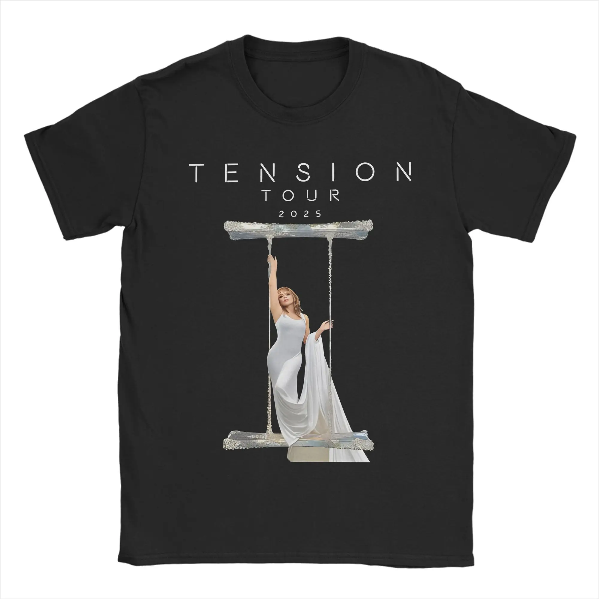 Kylie Minogue 2025 Tension Tour Men's T Shirts Singer Music Vintage Tee Shirt Round Collar T-Shirts Cotton Gift Idea merchandise
Kylie Minogue 2025 Tension Tour Men's T Shirts Singer Music Vintage Tee Shirt Round Collar T-Shirts Cotton Gift Idea merchandise