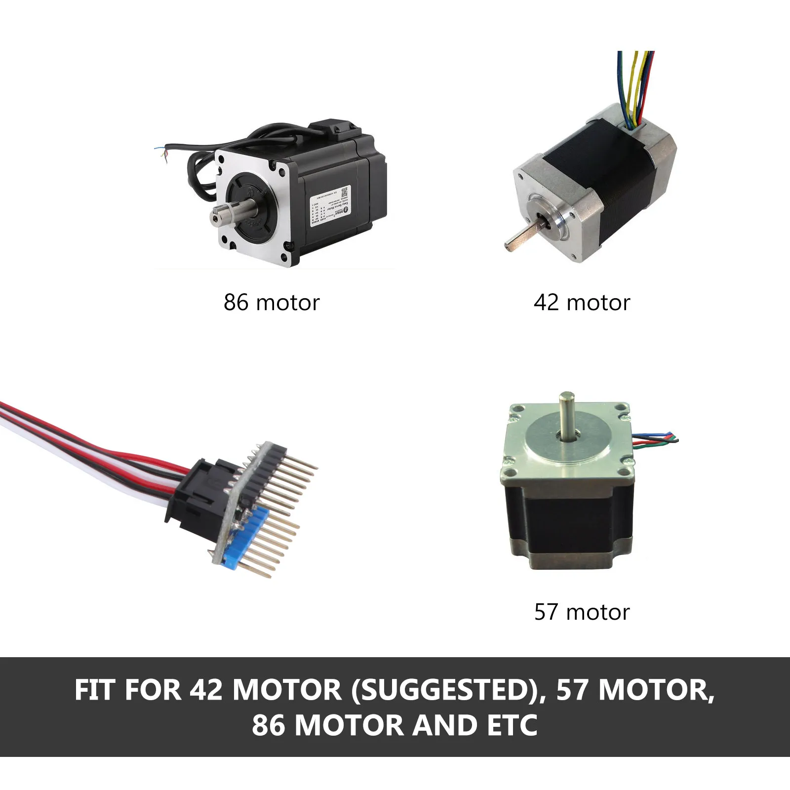External Power Switching Module for Lerdge 3D Printer Mainboard High Power Adapter Board Fit 42 57 86 Motor Black