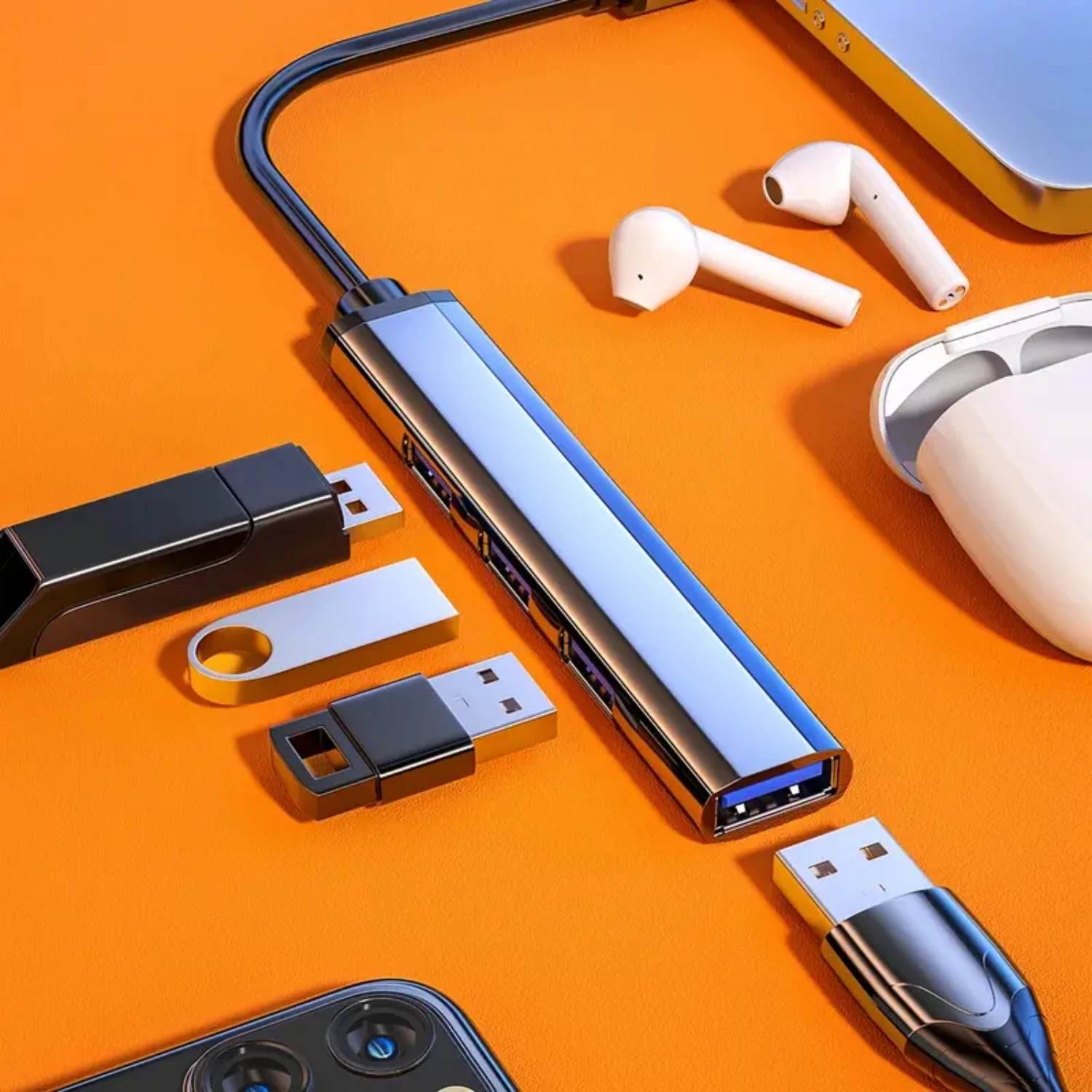 4 In 1 Expansion Dock Type-c To USB Splitter Set 3.0 Extender One Drag Four USB Disk Notebook USB Hub Laptop
4 In 1 Expansion Dock Type-c To USB Splitter Set 3.0 Extender One Drag Four USB Disk Notebook USB Hub Laptop