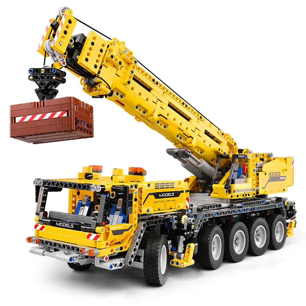 Mould King 13107 Model Building Block Sets Technic Mechanical Crane APP Programming Remote Control Excavat Engineering Vehicle
Mould King 13107 Model Building Block Sets Technic Mechanical Crane APP Programming Remote Control Excavat Engineering Vehicle