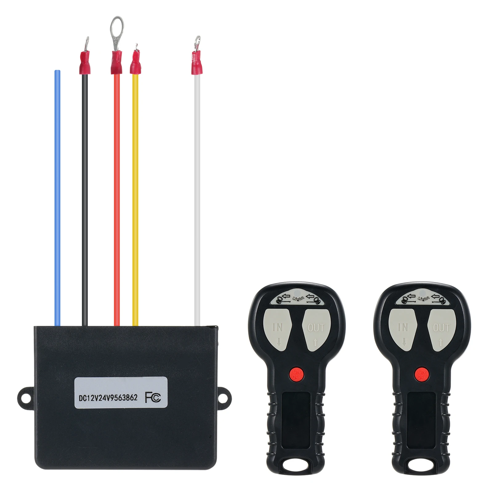 Universal 12V Wireless Winch Remote Control Kit For Jeep Truck ATV SUV Handset Switch Winch Receiver with 2 Remote Control
Universal 12V Wireless Winch Remote Control Kit For Jeep Truck ATV SUV Handset Switch Winch Receiver with 2 Remote Control