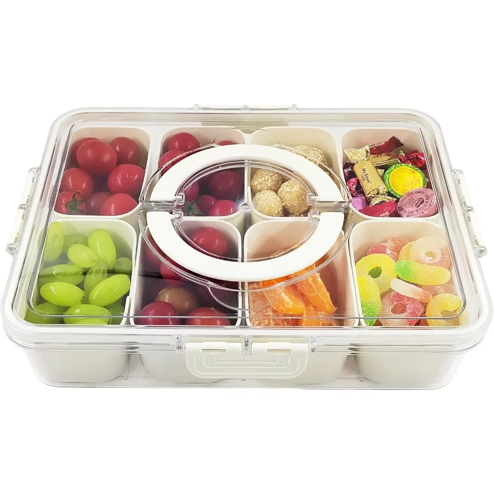 1pc Snack Box Container, Divided Serving Tray with Lid and Handle Snackle Box Container, Snack Organizer for Fruit, Veggie
1pc Snack Box Container, Divided Serving Tray with Lid and Handle Snackle Box Container, Snack Organizer for Fruit, Veggie