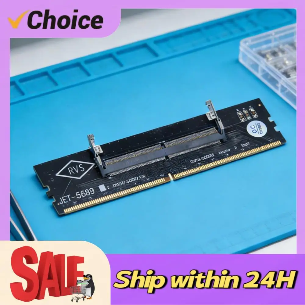 DDR5 Laptop To Desktop Memory Adapter Board Multi-Purpose Memory Connector Converter Adaptor for PC Computer DIY Accessory
DDR5 Laptop To Desktop Memory Adapter Board Multi-Purpose Memory Connector Converter Adaptor for PC Computer DIY Accessory