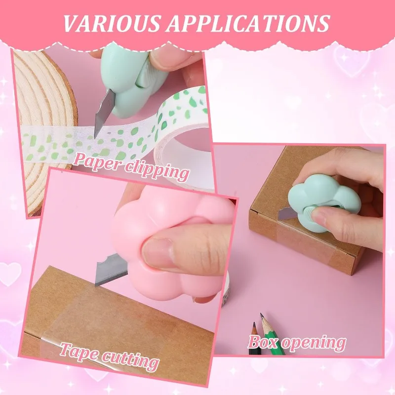 Cute Floral Pattern Utility Knife Lovely Girlish Style High Appearance Level Mini Portable Cutting Tool Safe Small Cutter Ideal
Cute Floral Pattern Utility Knife Lovely Girlish Style High Appearance Level Mini Portable Cutting Tool Safe Small Cutter Ideal