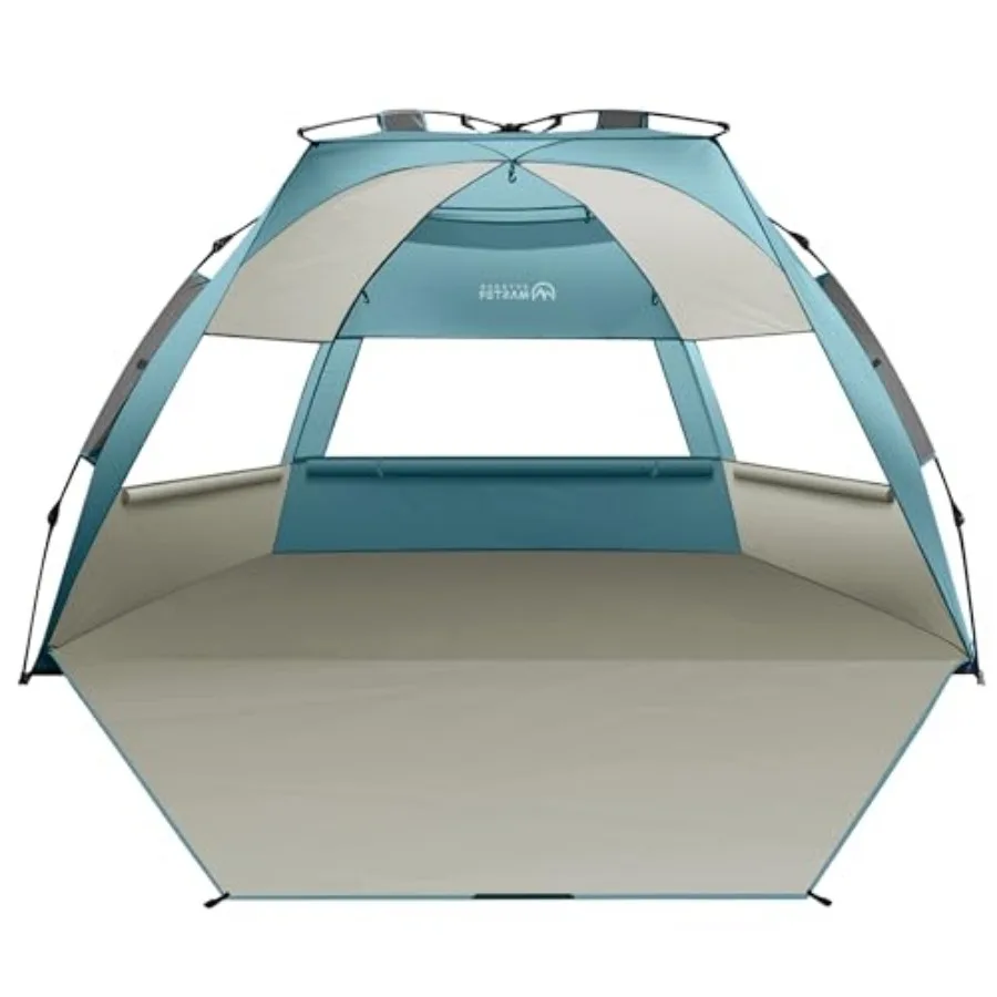 Beach Tent Sun Shelter for 3-4 Person, Pop Up Beach Tent Easy Setup with Sandbags, Portable Sun Shade Canopy with Carrying Bag
Beach Tent Sun Shelter for 3-4 Person, Pop Up Beach Tent Easy Setup with Sandbags, Portable Sun Shade Canopy with Carrying Bag